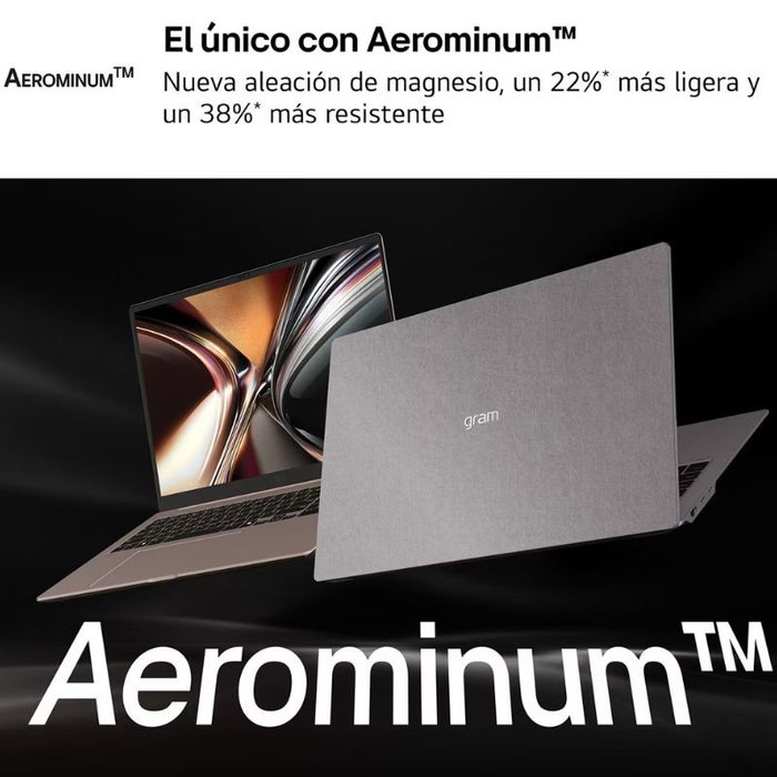 LG gram Pro 16Z90U-K.AUB5BN Intel Core Ultra X7, 32 GB RAM, 512 GB SSD, 16 pulg, Negro carbón LG gram Pro 16Z90U-K.AUB5BN Intel Core Ultra X7, 32 GB RAM, 512 GB SSD, 16 pulg, Negro carbón